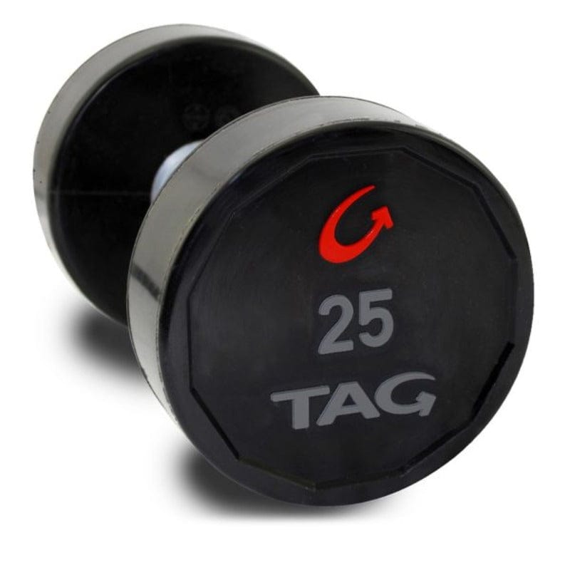 TAG Fitness  5-100 lb (Pair) and Set Premium Ultrathane Dumbbell