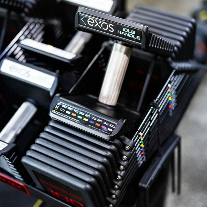PowerBlock Pro 100 Commercial Adjustable Dumbbells  Color Correct Details