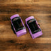 PowerBlock Sport 24 Adjustable Dumbbells Lavender Top View Adjustable Dumbbells