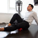 Power Plate DualSphere used to stretch legs