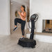 Power Plate® my8 - Matte Black - 71-M8A-3900 Woman Doing High Knees