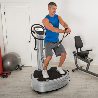 Power Plate pro7 Whole Body Vibration Exercise Machine - Silver Sample Workout