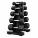 Power Systems A-Frame Dumbbell Rack - 5 pair | 40370 Sample with Dumbbells