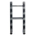 Power Systems Black Chrome Cable Attachments Bar and Accessory Rack Front View