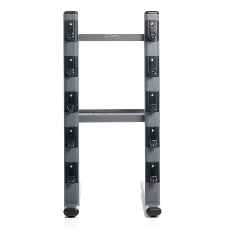 Power Systems Black Chrome Cable Attachments Bar and Accessory Rack Front View