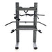 Power Systems Black Chrome Cable Attachments Bar and Accessory Rack with Attachments Back View Complete Set