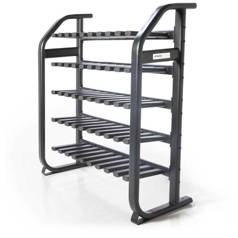 Power Systems Denali Series Vertical Dumbbell Rack Left Side View Empty