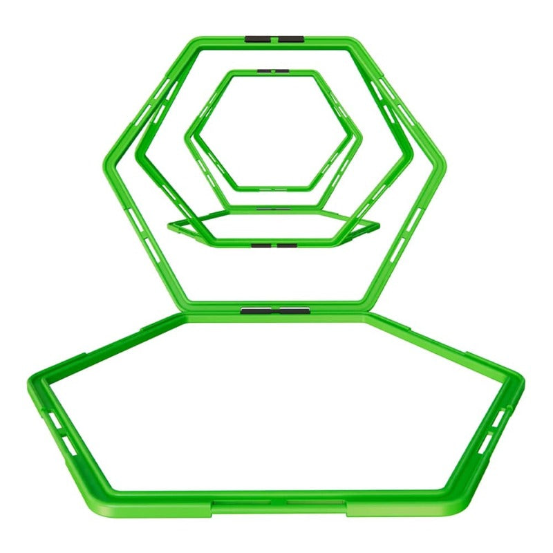 Power Systems Hex Agility Ring Green Set of 12 | 30725