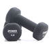 Power Systems Premium Neoprene Dumbbell Black 3 lb Pair