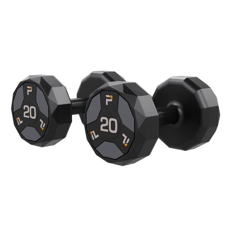 Power Systems Urethane Cardio Dumbbell Gray 20 lbs Pair