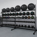 Power Systems Urethane Cardio Dumbbell Gray Set with Medicine Balls with Kettlebells