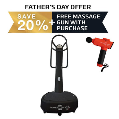 Power Plate 71-M5L-3900  my5™ - Black + Free Massage Gun - Father's Day Offer