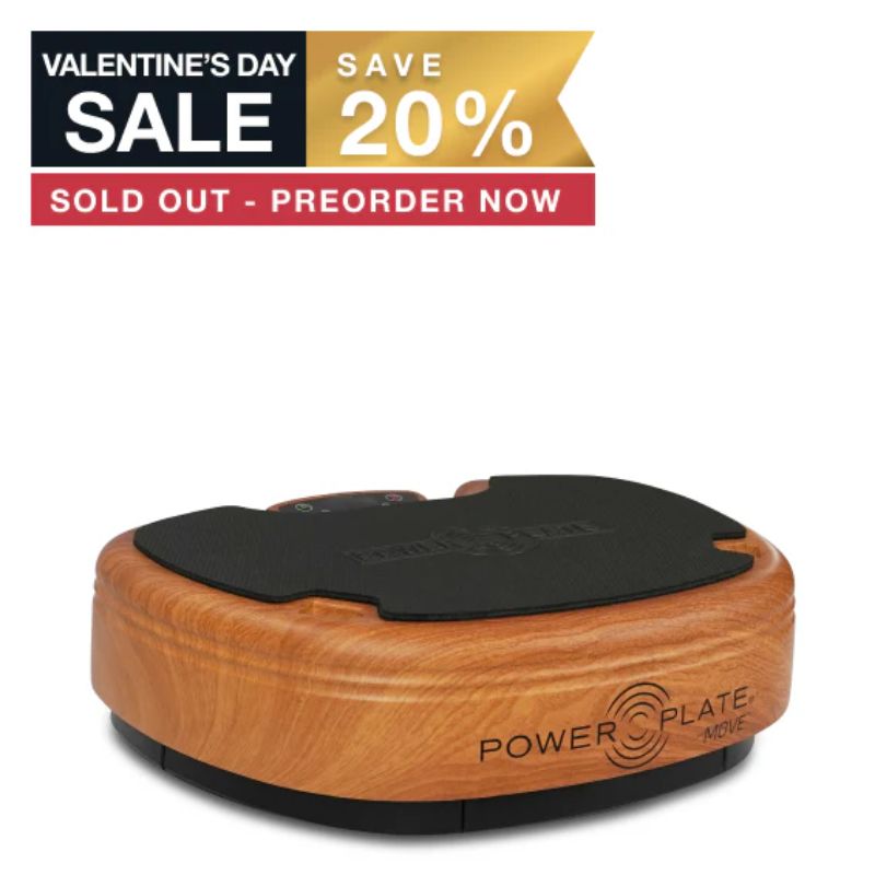 Power Plate 71-MOV Move Whole Body Vibration Exercise Platform Wood 20% OFF Valentines
