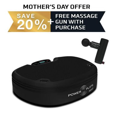 Power Plate® MOVE + Free Massage Gun Black