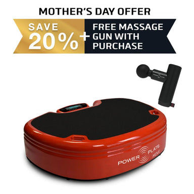 Power Plate® MOVE + Free Massage Gun Red