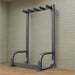Power Systems Aerobic Bar Vertical Storage Rack Empty Rack inside Gym 
