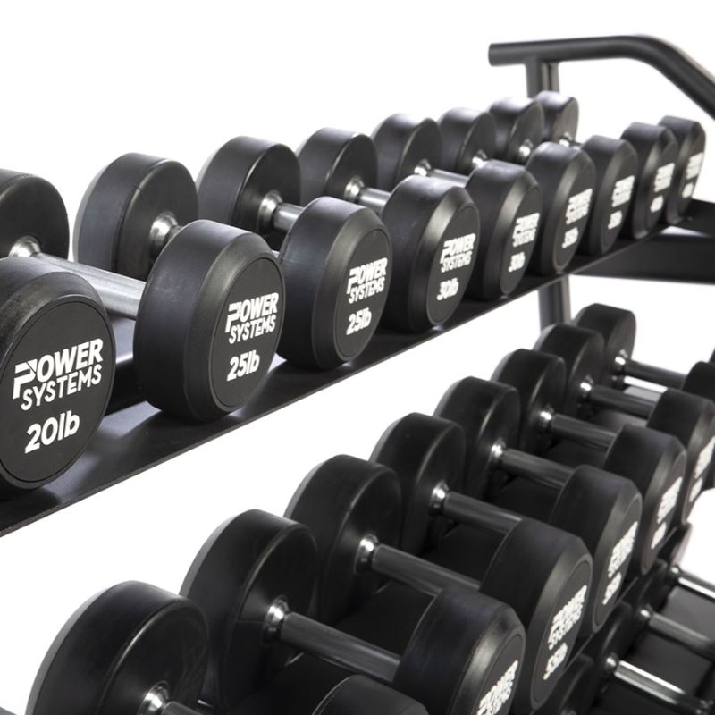 Power Systems Denali Series ProStyle Dumbbell Rack 15 Pairs 20 lbs and more