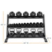 Power Systems Granite Series Multipurpose Rack - Three Tier Rack Dimensions