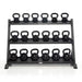 Power Systems Granite Series Horizontal Kettlebell Rack | 27836 Sample with Kettlebell