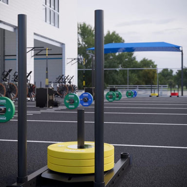 Power Systems Granite Series Sled Outside  with Yellow Plates