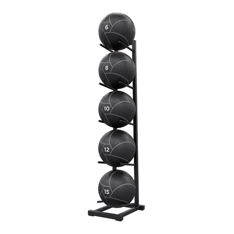 Power Systems Med Ball Tree Class Tree  5 Set Ball with Single Rack 6lb, 8lb, 10lb, 12lb, and 15 lb