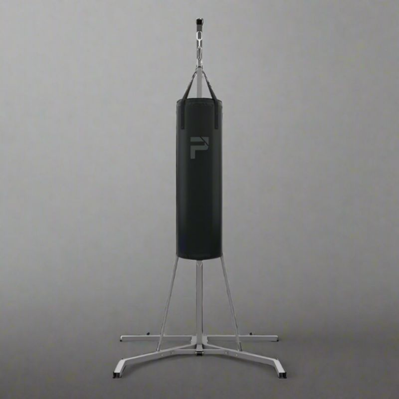 Power Systems PowerForce Hanging Bag with Stand Front View inside Gym