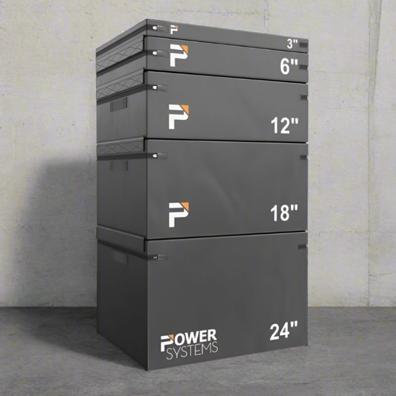 Power Systems Power Systems Foam Plyo Box Set of 5 inside Gym 