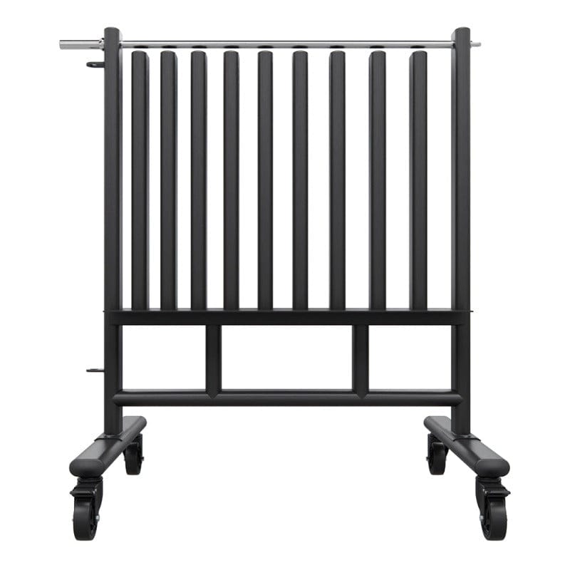 Power Systems Premium Dumbbell Storage Rack w/ 44 Deluxe Vinyl DB Prime Pairs Empty Front View