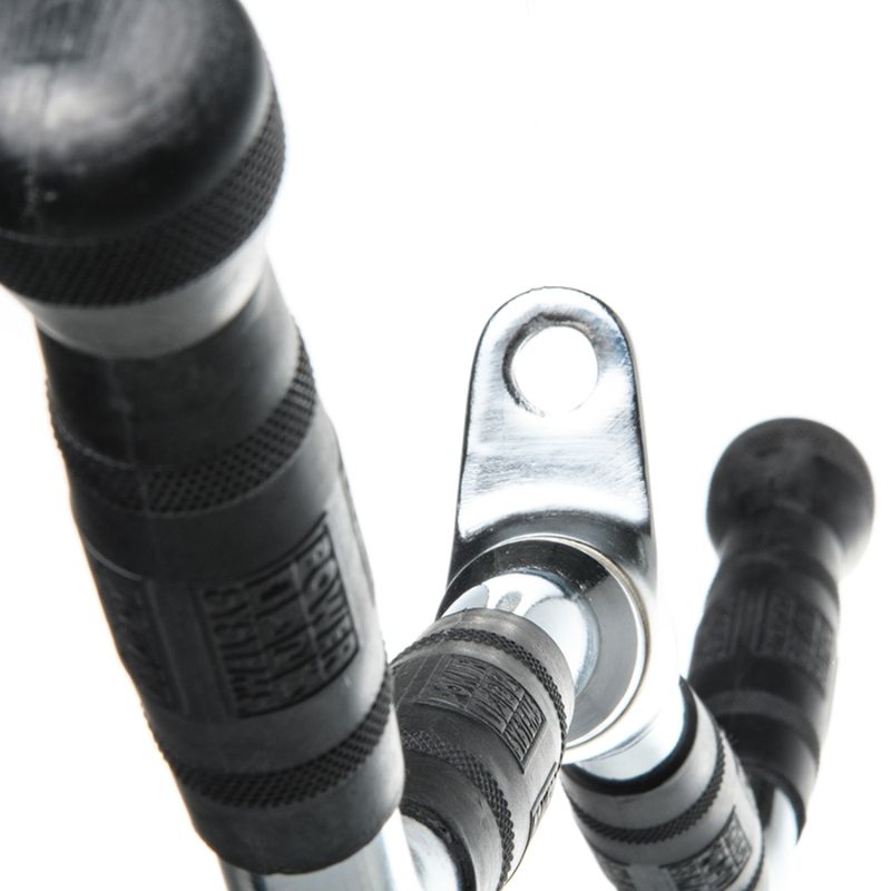 Power Systems Premium Revolving Curl Bar Close Up Grip Details