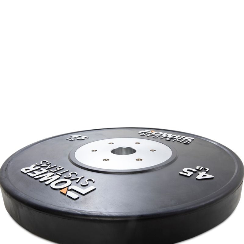 Power Systems Training Plate Black 45 lbs in the Floor