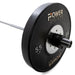 Power Systems Training Plate Black 55 lbs with 10 Kg Bar and Locking Collar