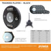 Power Systems Training Plate Black Specifications and Features