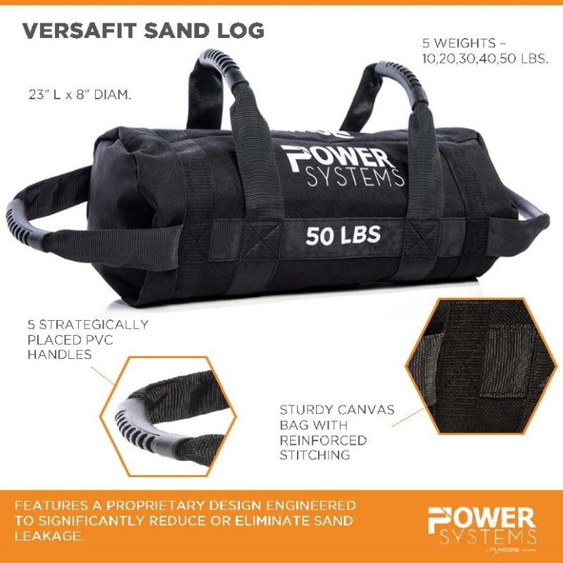 Power Systems VersaFit Sand Log Specifications and Dimensions