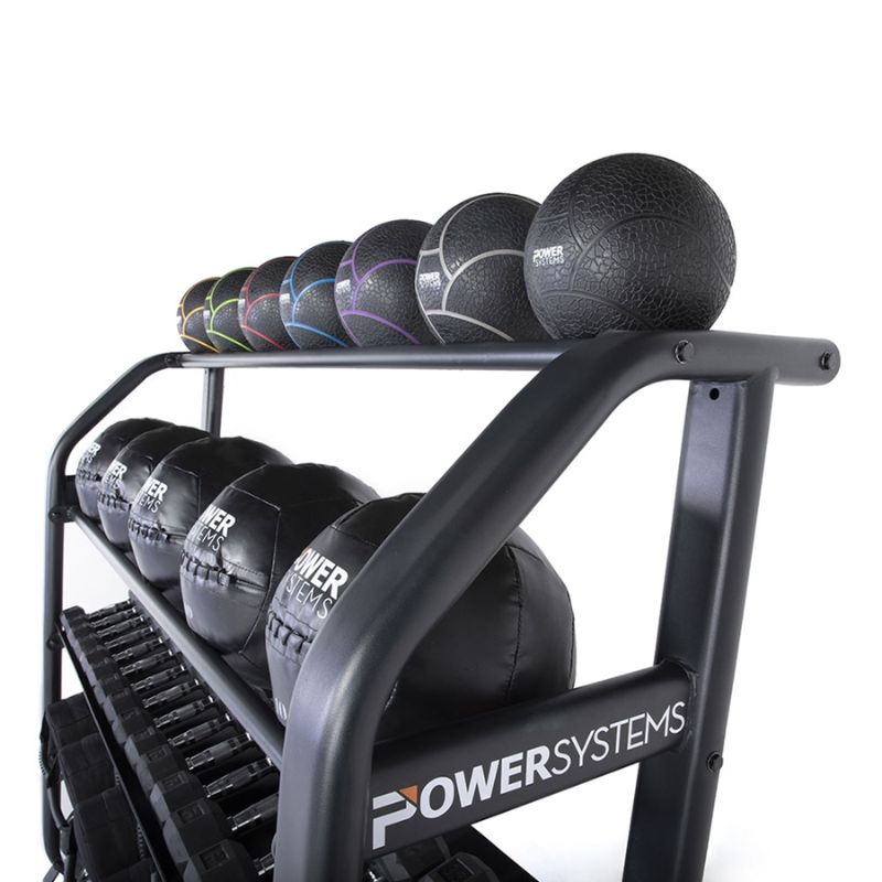 Power Systems Wall Ball with Rack Side View