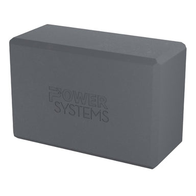 Power Systems Yoga Block Gray 9x6x4