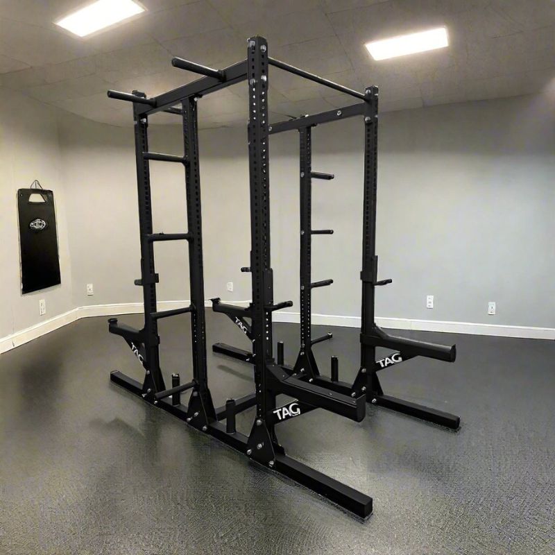 Tag Fitness RCK-2xHR Double 1/2 Rack | Commercial Half Rack Power Cage ...
