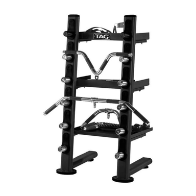 Fitness Accessory Rack Black Frame | RCK-ACR-BTAG 