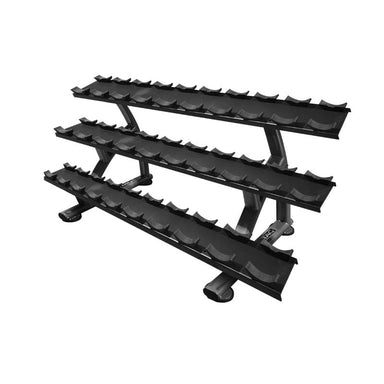 TAG Fitness  3 Tier Dumbbell Rack with Saddles  (Holds 15 Pairs) | RCK-CDR26