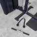 Rope Pulley and Cable Straight Bar Attachment for Body-Solid Pro ClubLine S2BTPX Series 2 Biceps and Triceps