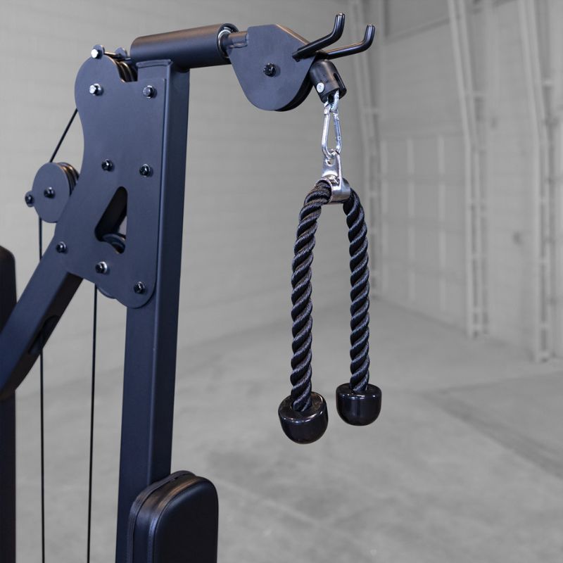 Rope pulley installed in the Body-Solid Pro ClubLine S2BTPX Series 2 Biceps and Triceps