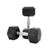  S6230-RXA10 TKO 5-50 lb Rubber Hex Dumbbell 25 lb Pair