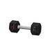 S6230-TXUA10 TKO  5-50lb Urethane Hex Tri-Grip Handle Dumbbells 17.5 lb