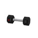 S6235-TXUA10 TKO  5-50lb Urethane Hex Tri-Grip Handle Dumbbells  15 lb