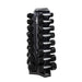 S826-SXRL8 TKO  3lb-25lb Rubber Hex  Straight Handle Dumbbells with Vertical Rack 