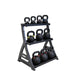 S856-PKB4-36 TKO  4kg-36kg Cast Kettlebell Set with 3 Tier Rack 