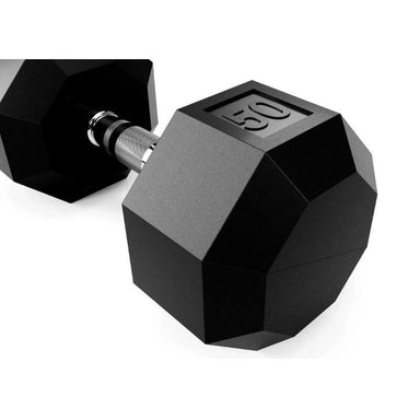 SD-R VTX  8-Sided Rubber Encased Hex Dumbbell 50 lb