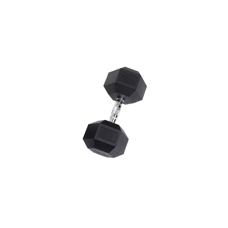 Body Solid SDR Rubber Hex Dumbbell 