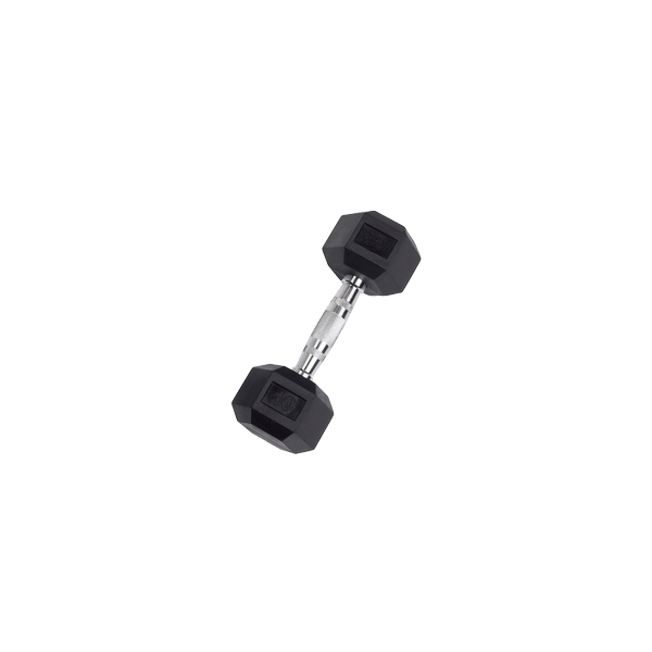 SDR  Body Solid Rubber Hex Dumbbell 10 lb