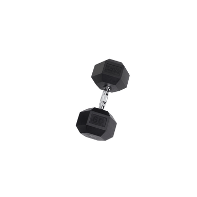 SDR  Body Solid Rubber Hex Dumbbell 60 lb