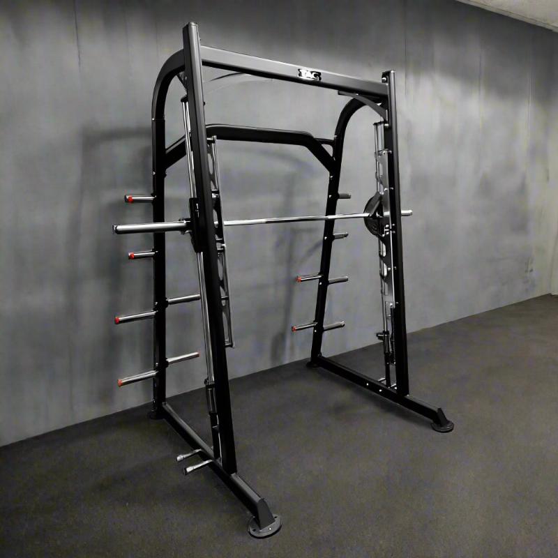 SMITH-B Tag Fitness  Smith machine Black Frame Sample with Bar